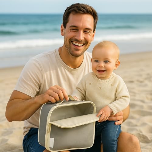 Diaper Bag Organizer Set – Travel Packing Cubes for Baby Essentials, Newborn Must Haves, Diaper Bag Accessories, Wipes Pouch, Snack Pouch – For Boys, Girls, and On-the-Go Parents